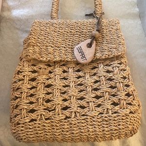 Esprit wicker hand bag